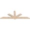 Ekena Millwork Kennewick Smooth Timber Gable Bracket, Douglas Fir, 84"W x 31"H x 1 1/2"D x 5 1/2"F, 9/12 Pitch GBW084X31X0206KEN00SDF - alternate 5
